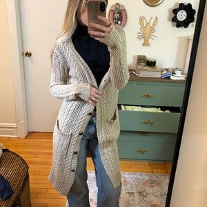Cream Knit Cardigan